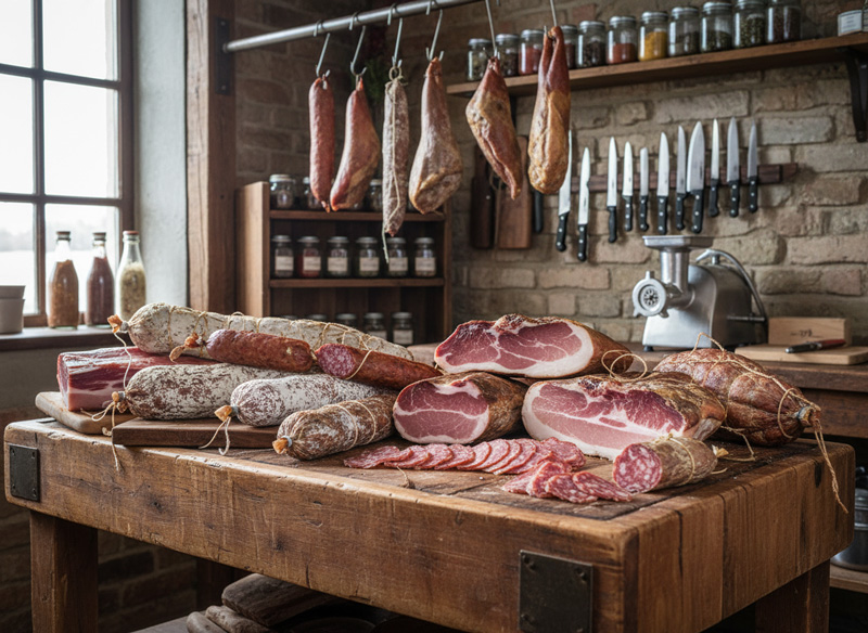 Préparations charcutières & décors culinaires